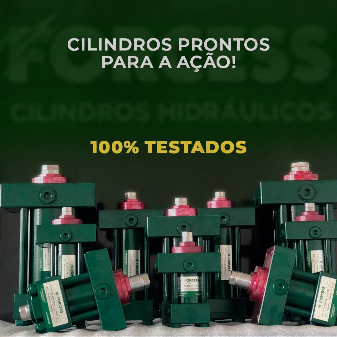 Cilindros da Forcess 100% testados